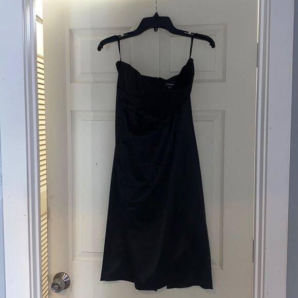 Strapless BEBE Black Dress - Picture 1 of 4
